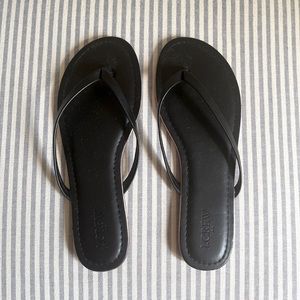 J.Crew Leather Thong Flip Flops